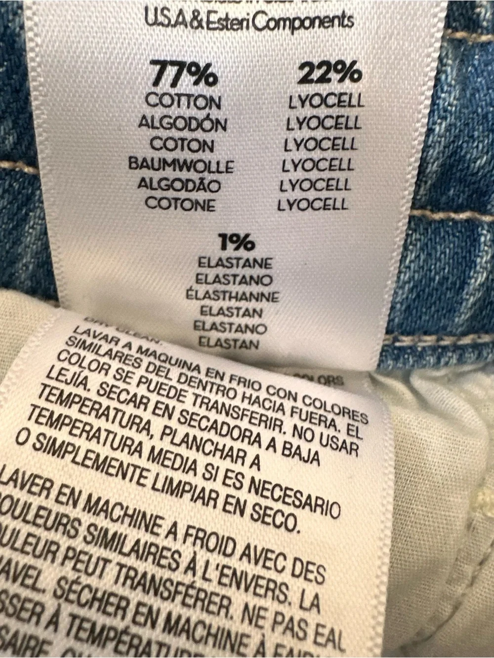 MOTHER Light Blue Straight-Leg Denim Jeans with Drawstring